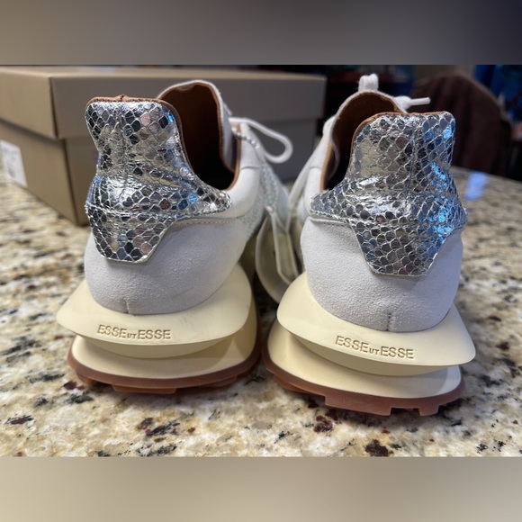 NWT Esseutesse special white Italian sneaker 41 us10 - Picture 4 of 16